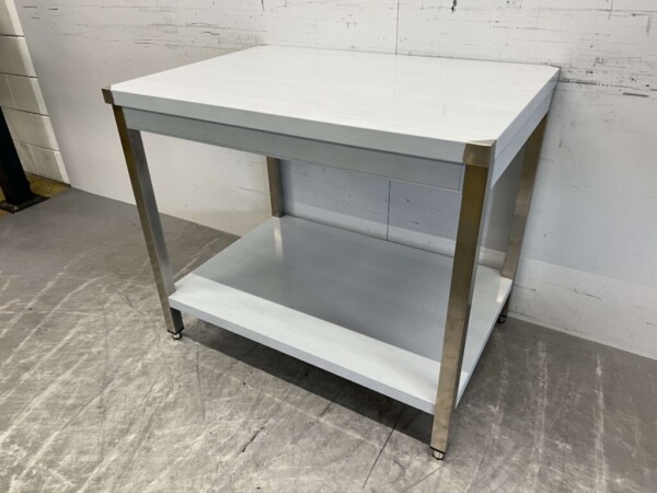 RVS Werktafel Tafel Basic-line 100 x 70 x 88 cm Horeca - Afbeelding 2