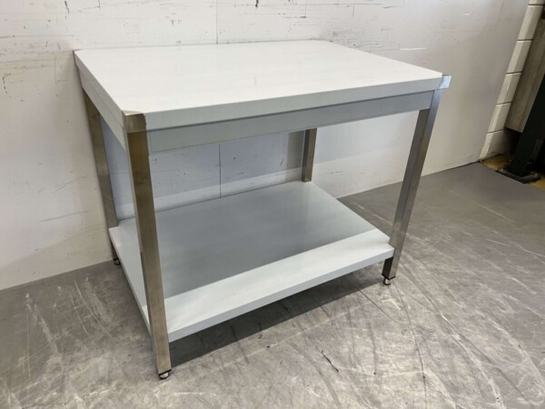 RVS Werktafel Tafel Basic-line 100 x 70 x 88 cm Horeca - Afbeelding 3