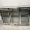 RVS HCB Backbar Barkoeling Glazen klapdeuren 337 liter 135 cm 230V Horeca
