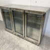 RVS HCB Backbar Barkoeling Glazen klapdeuren 337 liter 135 cm 230V Horeca - Afbeelding 2