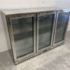 RVS HCB Backbar Barkoeling Glazen klapdeuren 337 liter 135 cm 230V Horeca - Afbeelding 3