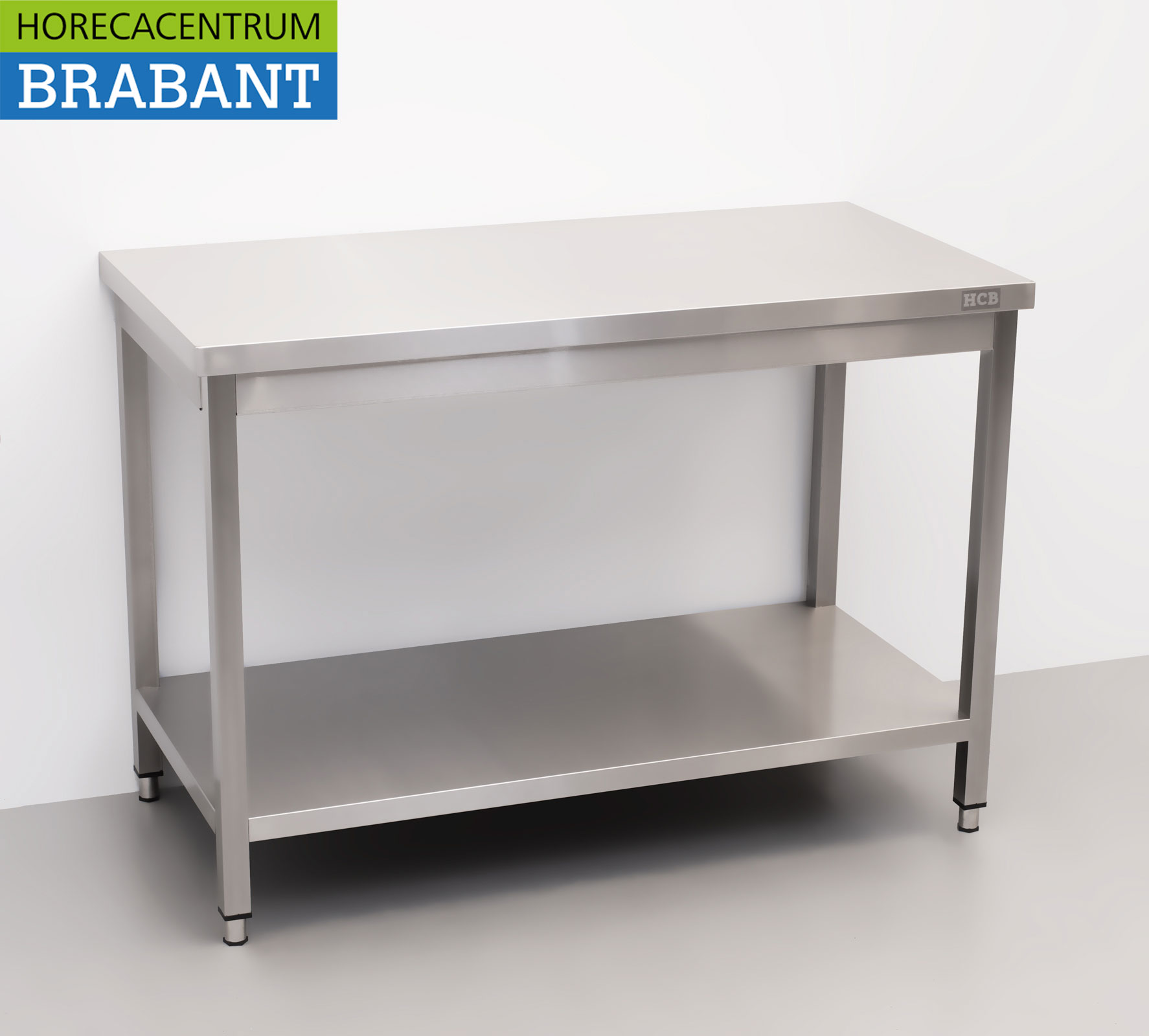 HCB RVS Werktafel Tafel Basic-line 120 x 60 x 85 cm Horeca - Afbeelding 3