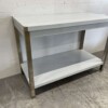 RVS Werktafel Tafel Basic-line 120 x 60 x 85 cm Horeca - Afbeelding 3