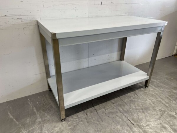 RVS Werktafel Tafel Basic-line 120 x 60 x 85 cm Horeca - Afbeelding 3