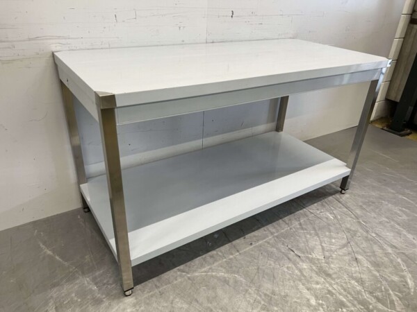 RVS HCB Werktafel Tafel Basic-line 150 x 70 x 85 cm Horeca - Afbeelding 2