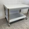 RVS Verrijdbare Werktafel Tafel Op Wielen 120 x 70 x 85 cm Horeca - Afbeelding 3