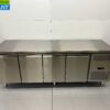 RVS Vrieswerkbank 4 deuren 1/1 gastronorm 223 cm Horeca