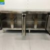 RVS Vrieswerkbank 4 deuren 1/1 gastronorm 223 cm Horeca - Afbeelding 4