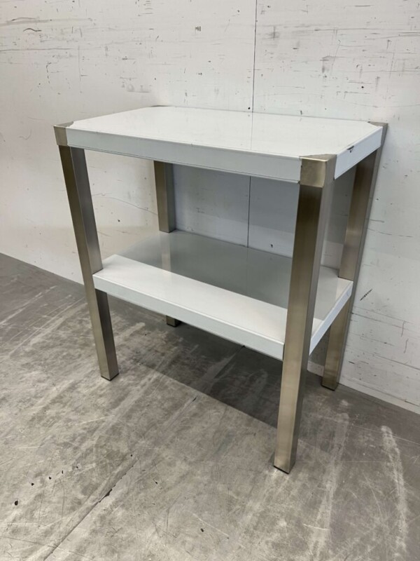 RVS Dubbele Etagère Brug 60 x 35 x 70 cm Horeca - Afbeelding 2