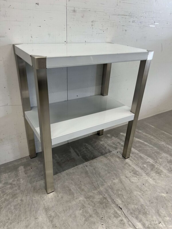 RVS Dubbele Etagère Brug 60 x 35 x 70 cm Horeca - Afbeelding 3