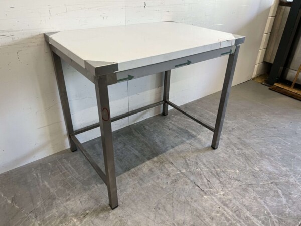 RVS Werktafel Tafel 100 x 70 x 89 cm Horeca - Afbeelding 3