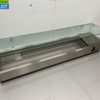 RVS Opzetvitrine Opzet koelvitrine saladière 8 x 1/3 GN 180 cm Horeca - Afbeelding 2