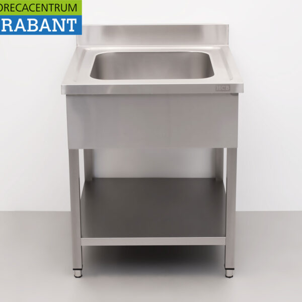 HCB RVS Spoeltafel spoelbak 70 x 70 cm Horeca