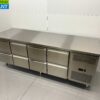 RVS Koelwerkbank 8 laden 223 cm 230V Horeca - Afbeelding 2