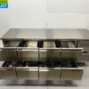 RVS Koelwerkbank 8 laden 223 cm 230V Horeca - Afbeelding 4