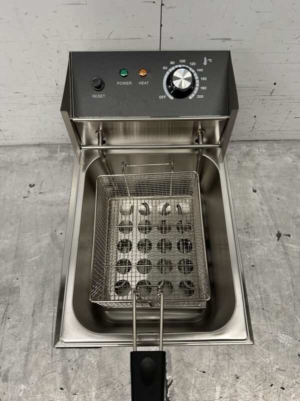 RVS Friteuse Frituur 6 liter 230V Horeca - Afbeelding 5