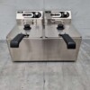 RVS Dubbele Friteuse Frituur 2 x 8 liter 230V Horeca