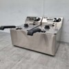 RVS Dubbele Friteuse Frituur 2 x 8 liter 230V Horeca - Afbeelding 2