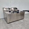 RVS Dubbele Friteuse Frituur 2 x 8 liter 230V Horeca - Afbeelding 3