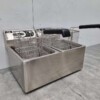 RVS Dubbele Friteuse Frituur 2 x 8 liter 230V Horeca - Afbeelding 5