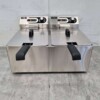 RVS Dubbele Friteuse Frituur 2 x 11 liter 230V Horeca