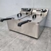 RVS Dubbele Friteuse Frituur 2 x 11 liter 230V Horeca - Afbeelding 2