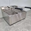 RVS Dubbele Friteuse Frituur 2 x 11 liter 230V Horeca - Afbeelding 5