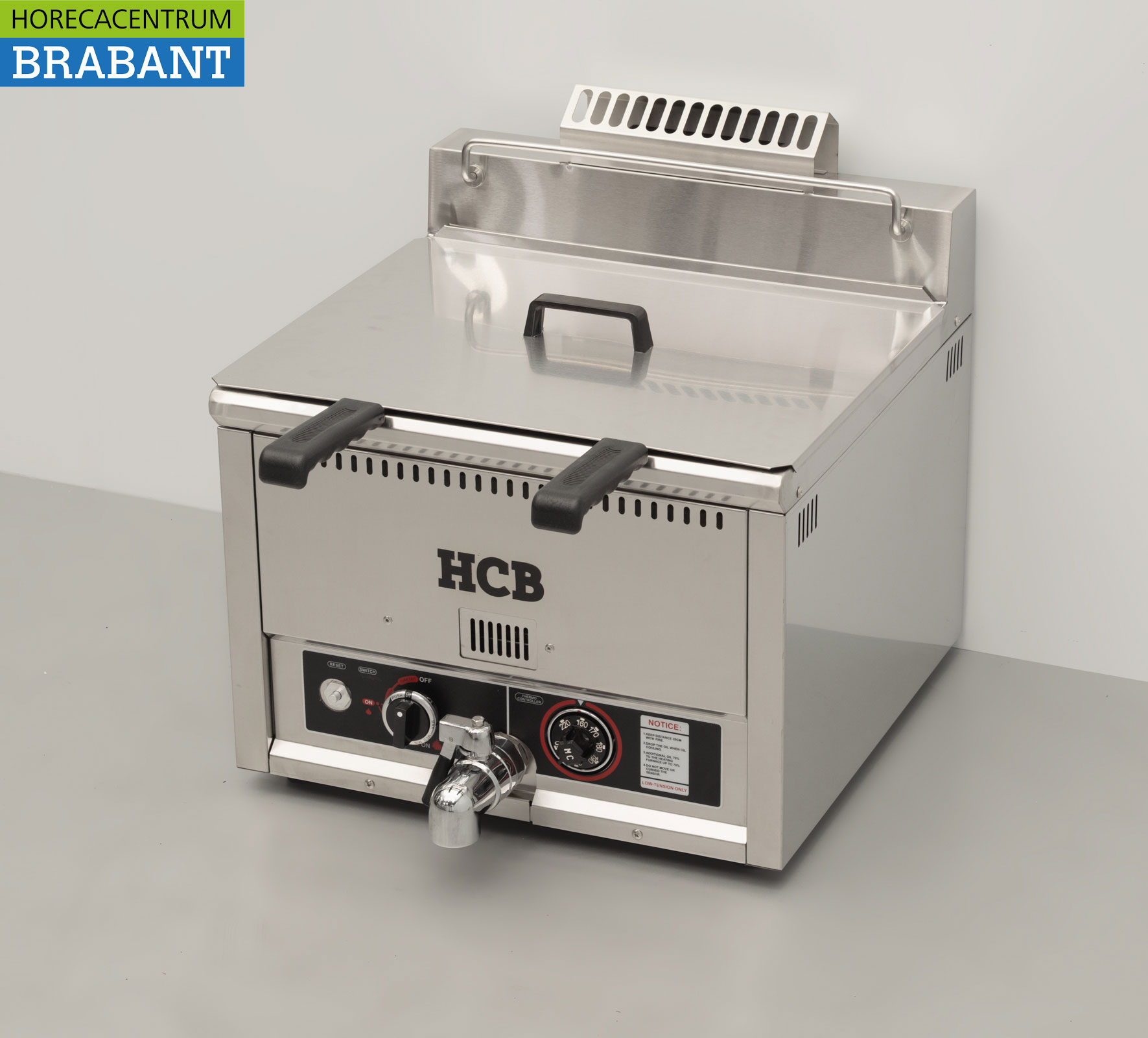 RVS Friteuse Frituur 30 liter Gas Horeca - Afbeelding 2