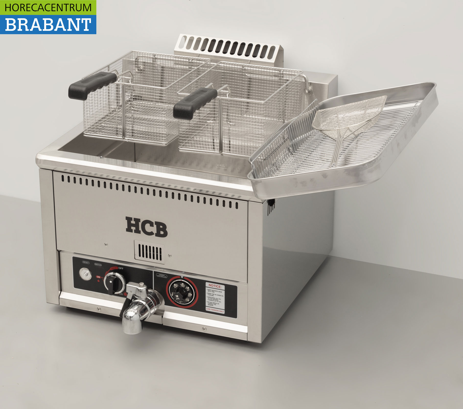 RVS Friteuse Frituur 30 liter Gas Horeca - Afbeelding 5