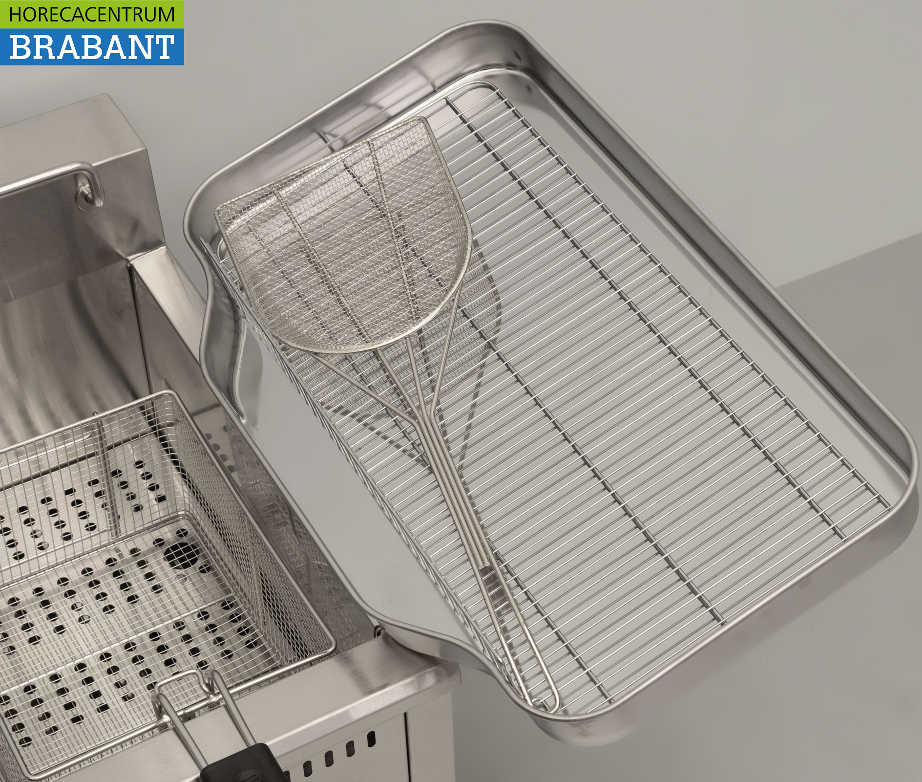 RVS Friteuse Frituur 30 liter Gas Horeca - Afbeelding 6