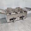 RVS Dubbele Friteuse Frituur 2 x 30 liter Gas Horeca - Afbeelding 2