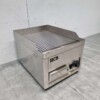 RVS Bakplaat Grillplaat Geribbeld 36 cm 3 kW 230V Horeca - Afbeelding 2