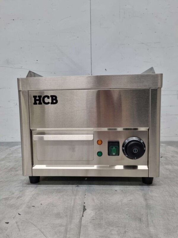 RVS Bakplaat Grillplaat Geribbeld 36 cm 3 kW 230V Horeca - Afbeelding 5