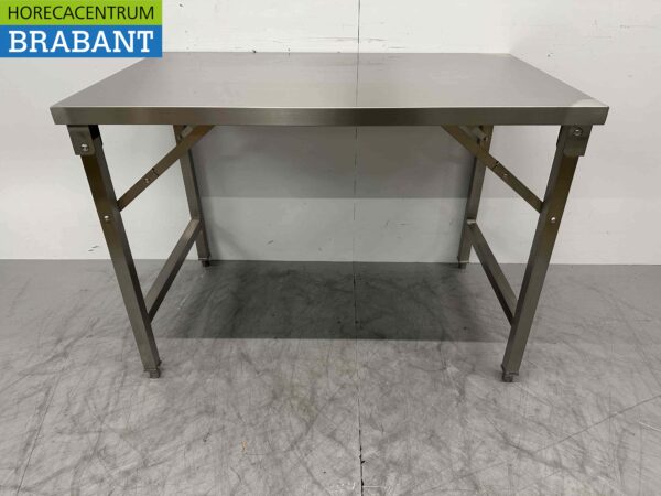 RVS HCB Inklapbare Werktafel Tafel 120 x 70 x 85 cm Horeca