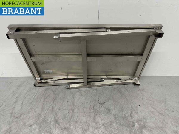 RVS HCB Inklapbare Werktafel Tafel 120 x 70 x 85 cm Horeca - Afbeelding 5