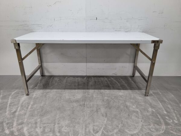RVS Inklapbare Werktafel Tafel 180 x 70 x 85 cm Horeca