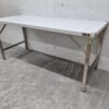 RVS Inklapbare Werktafel Tafel 180 x 70 x 85 cm Horeca - Afbeelding 2