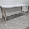 RVS Inklapbare Werktafel Tafel 180 x 70 x 85 cm Horeca - Afbeelding 3