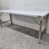 RVS Inklapbare Werktafel Tafel 200 x 70 x 85 cm Horeca - Afbeelding 2