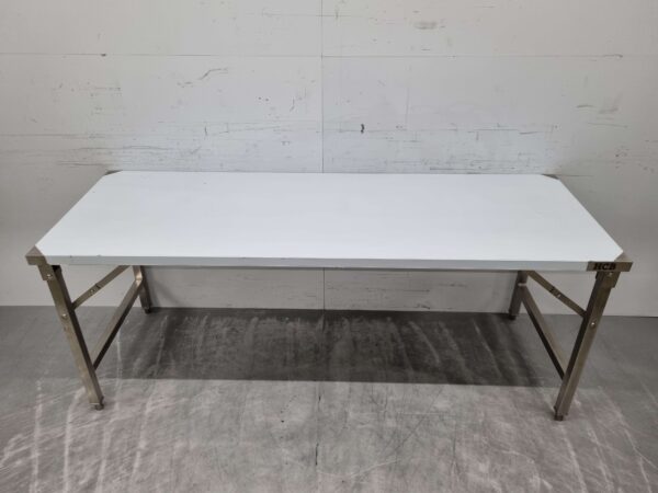 RVS Inklapbare Werktafel Tafel 200 x 70 x 85 cm Horeca - Afbeelding 4