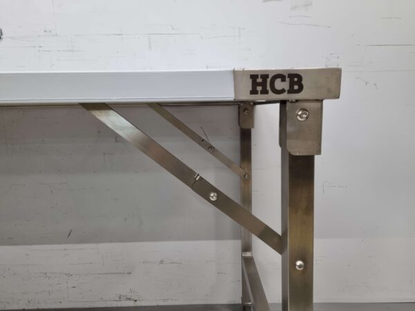 RVS Inklapbare Werktafel Tafel 200 x 70 x 85 cm Horeca - Afbeelding 5