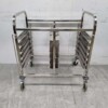 RVS Dubbele regaalwagen 12 x 60/40 cm Bakerynorm Euronorm 91,5 cm Horeca