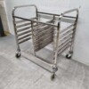 RVS Dubbele regaalwagen 12 x 60/40 cm Bakerynorm Euronorm 91,5 cm Horeca - Afbeelding 2