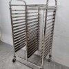 RVS Dubbele regaalwagen 30 x 60/40 cm Bakerynorm Euronorm 91,5 cm Horeca - Afbeelding 2