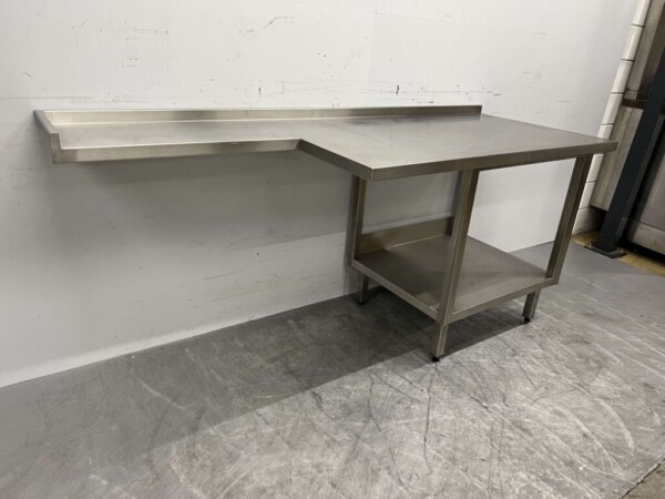 RVS Werktafel Tafel 198,5 x 73 x 91 cm Horeca - Afbeelding 2