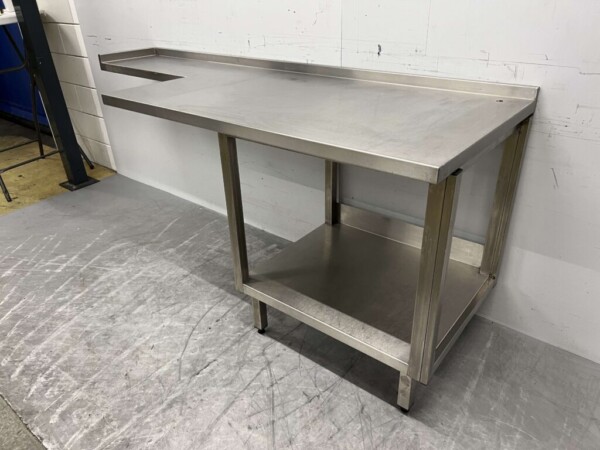 RVS Werktafel Tafel 198,5 x 73 x 91 cm Horeca - Afbeelding 3
