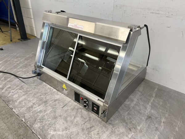 RVS Henny Penny Warmhoudvitrine Warmtevitrine 110 cm 230V Horeca - Afbeelding 5