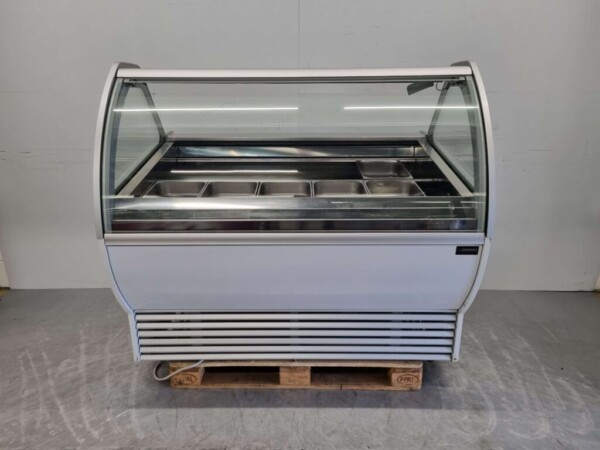 La Squadra Schepijsvitrine Schepijs voor 16 ijsbakken 400V Horeca