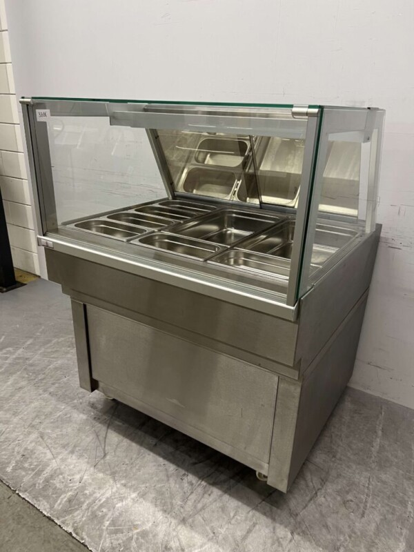 RVS Ubert Vitrine Bj. 2019 107,2 cm 230V Horeca - Afbeelding 2