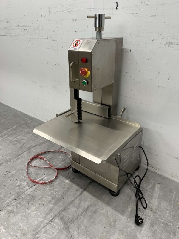 RVS Lintzaag beenderzaag Kantelbare tafel 1650 mm 230V Slagerij Horeca - Afbeelding 2